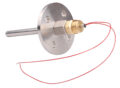Boiler stack temperature sensor with 1k Pt platinum thermistor and stainless steel probe.