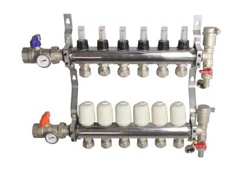 Floor Heating Manifold & Electro-thermal Actuator